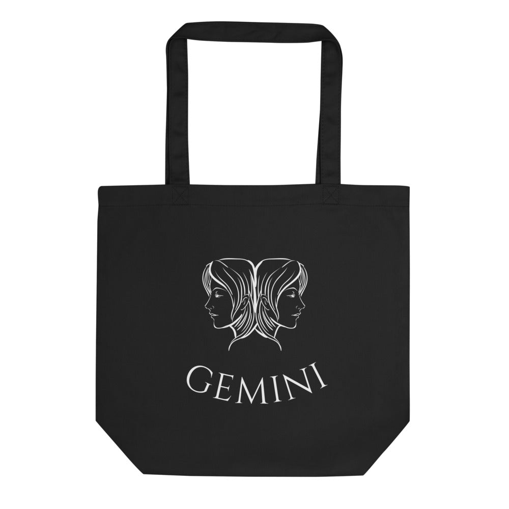 Gemini Eco Tote Bag - Twin Head Design