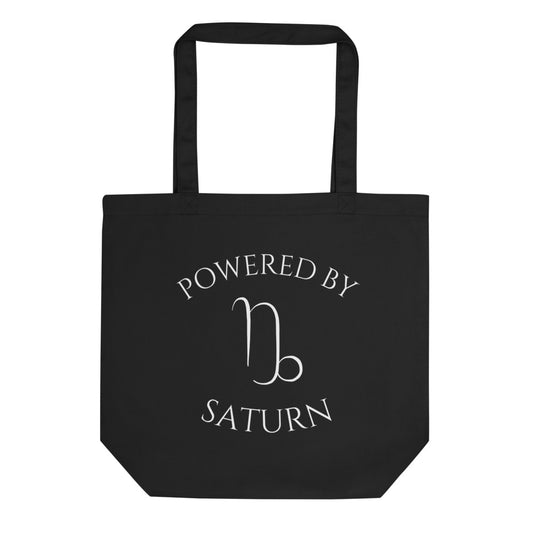 Powered by Saturn Tote Bag - Capricorn Edition