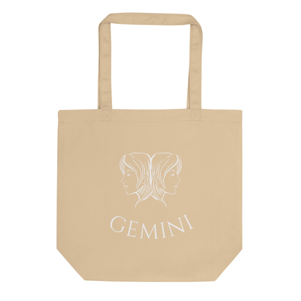 Gemini Eco Tote Bag - Twin Head Design