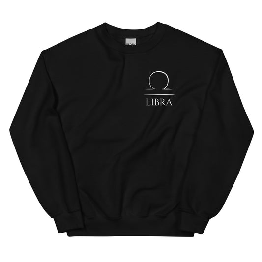 Libra Sweatshirt - White Print