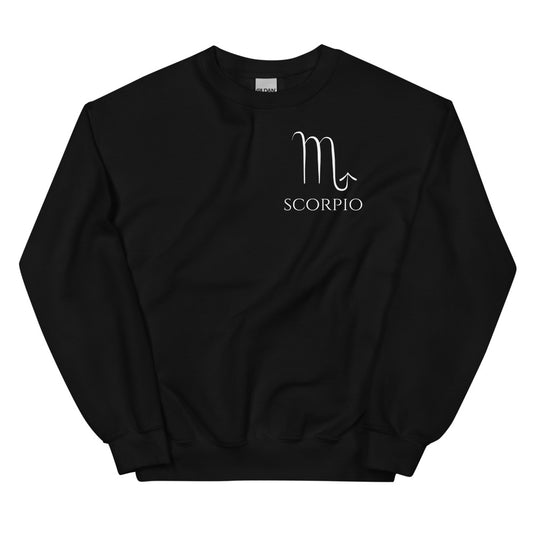 Scorpio Sweatshirt - White Print