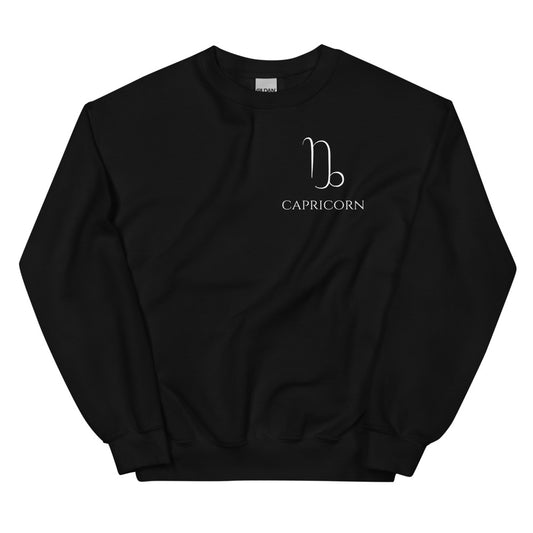 Capricorn Sweatshirt - White Print