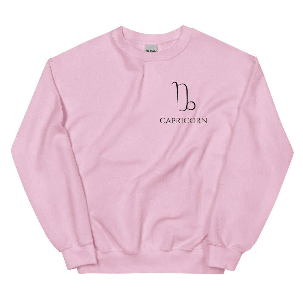 Capricorn Sweatshirt - Black Print