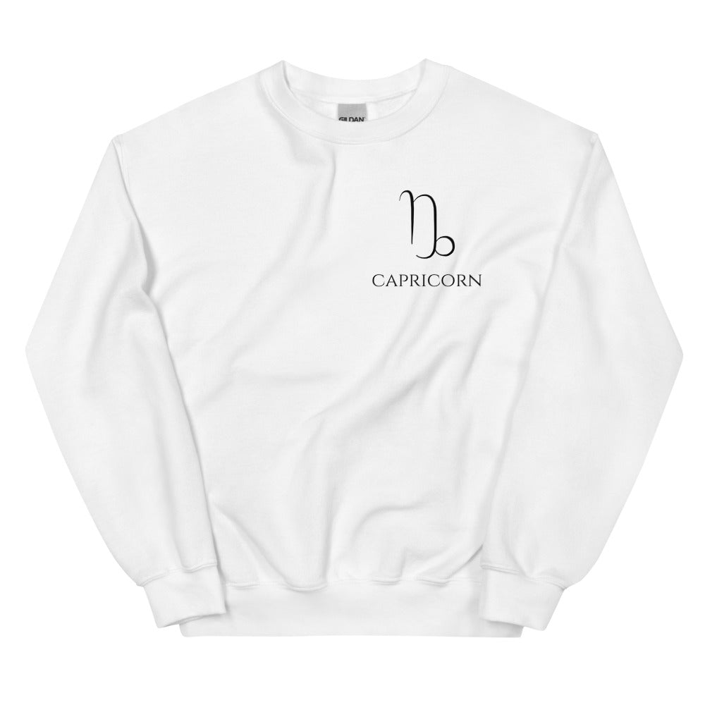 Capricorn Sweatshirt - Black Print
