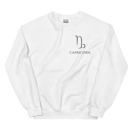 Capricorn Sweatshirt - Black Print
