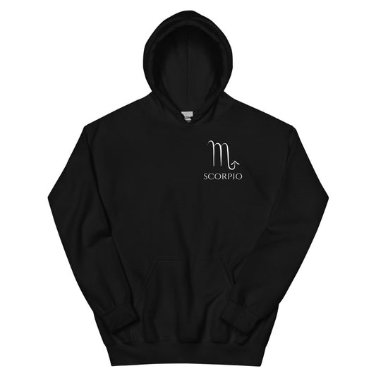 Scorpio Hoodie - White Print