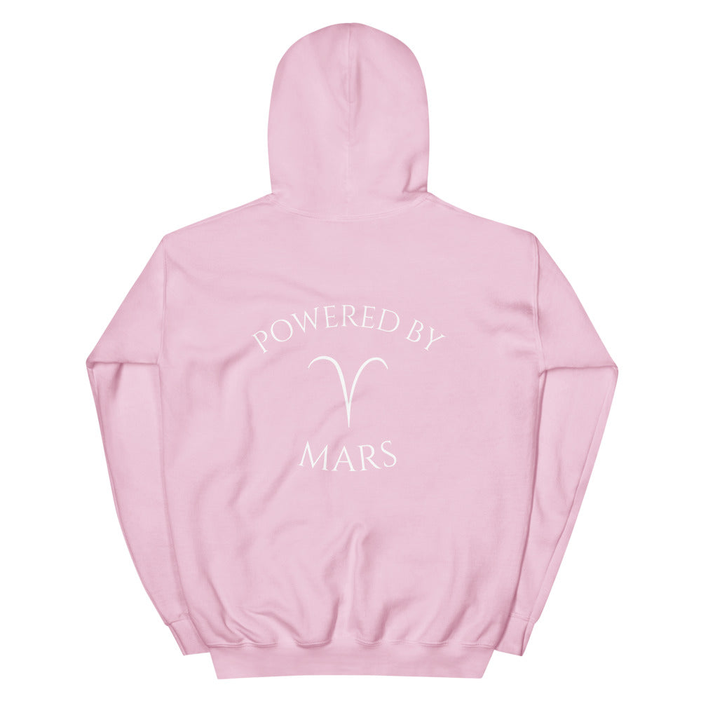 Aries Hoodie - White Print