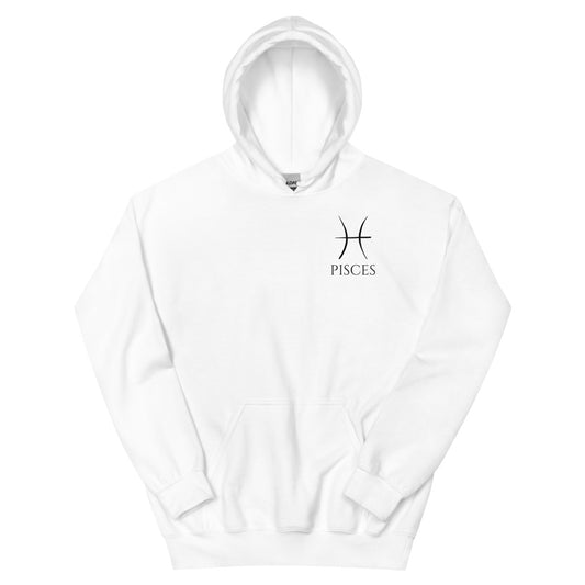 Pisces Hoodie - Black Print