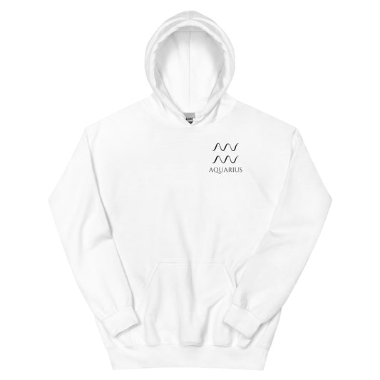 Aquarius Hoodie - Black Print
