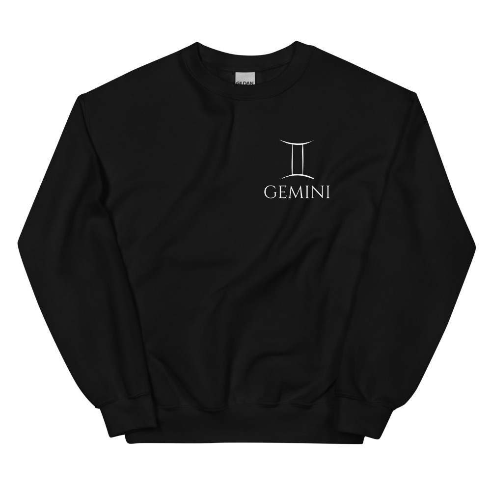 Gemini Sweatshirt - White Print