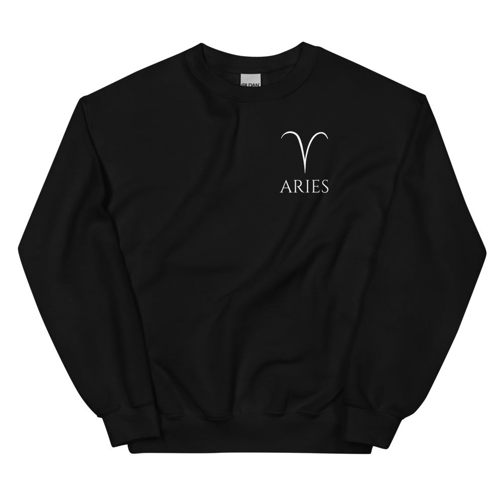 Aries Sweatshirt - White Print