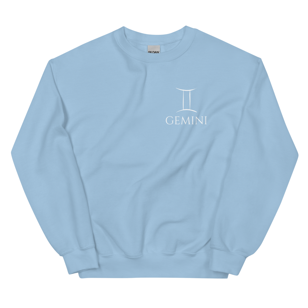 Gemini Sweatshirt - White Print
