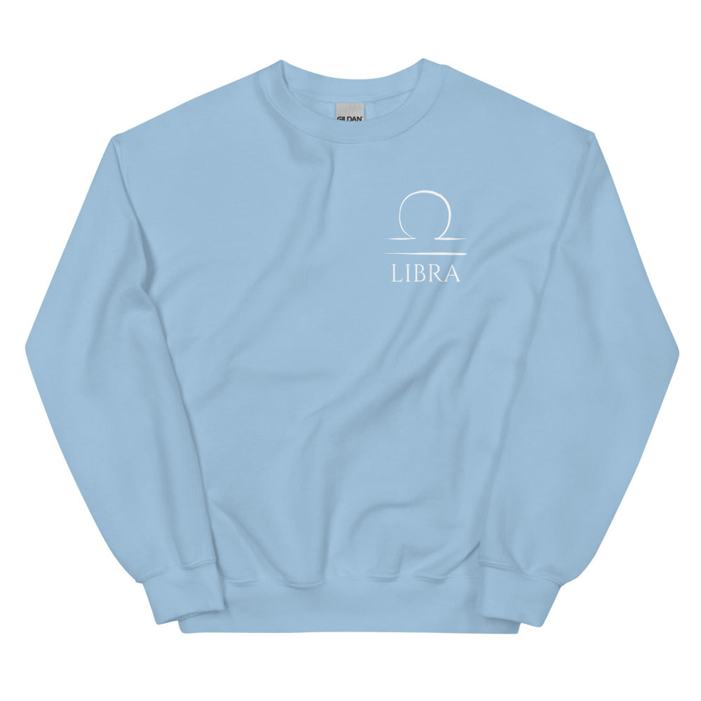 Libra Sweatshirt - White Print