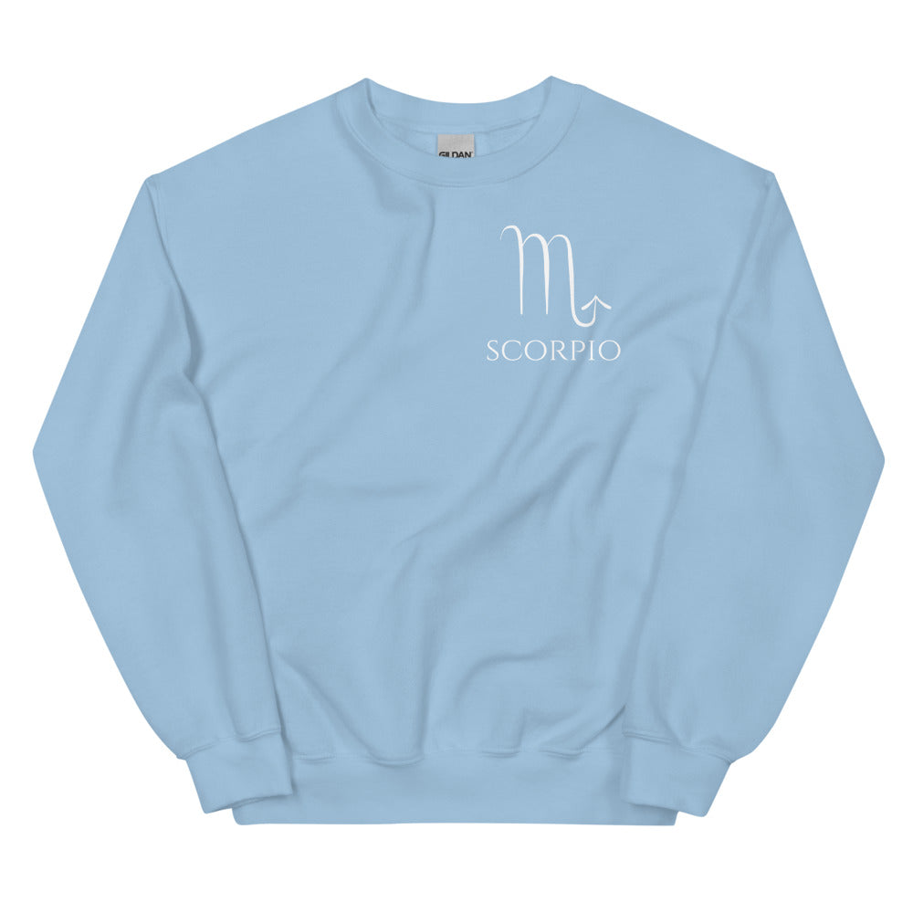 Scorpio Sweatshirt - White Print