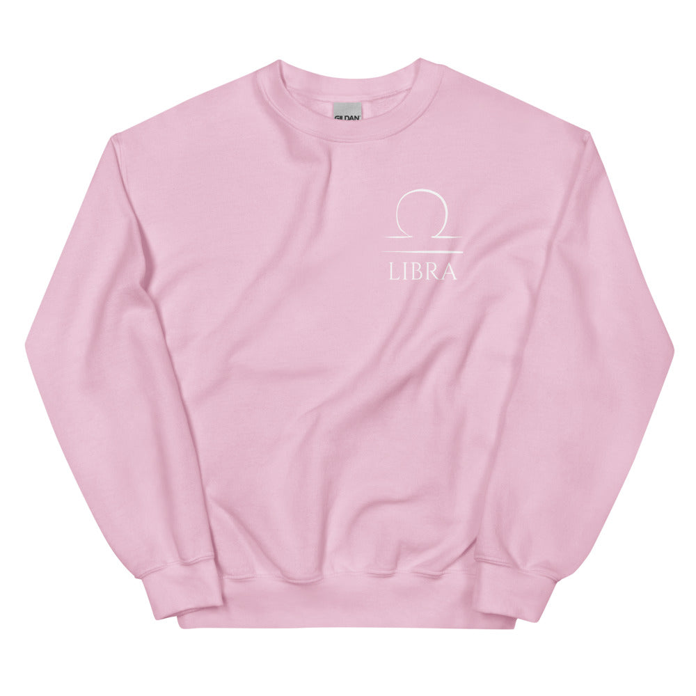 Libra Sweatshirt - White Print