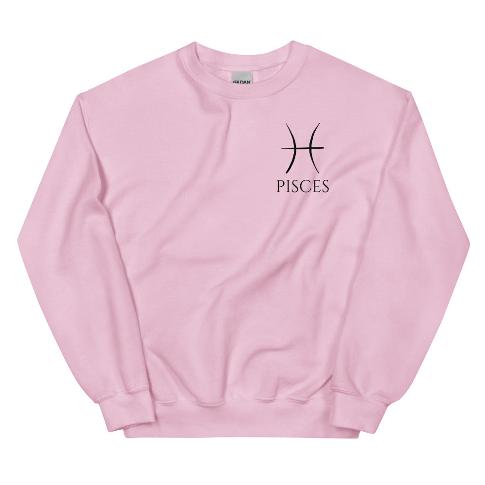 Pisces Sweatshirt - Black Print