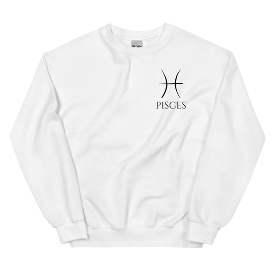 Pisces Sweatshirt - Black Print
