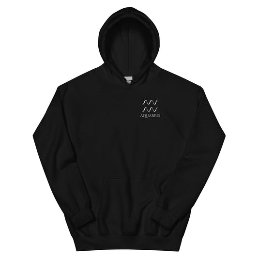 Aquarius Hoodie - White Print