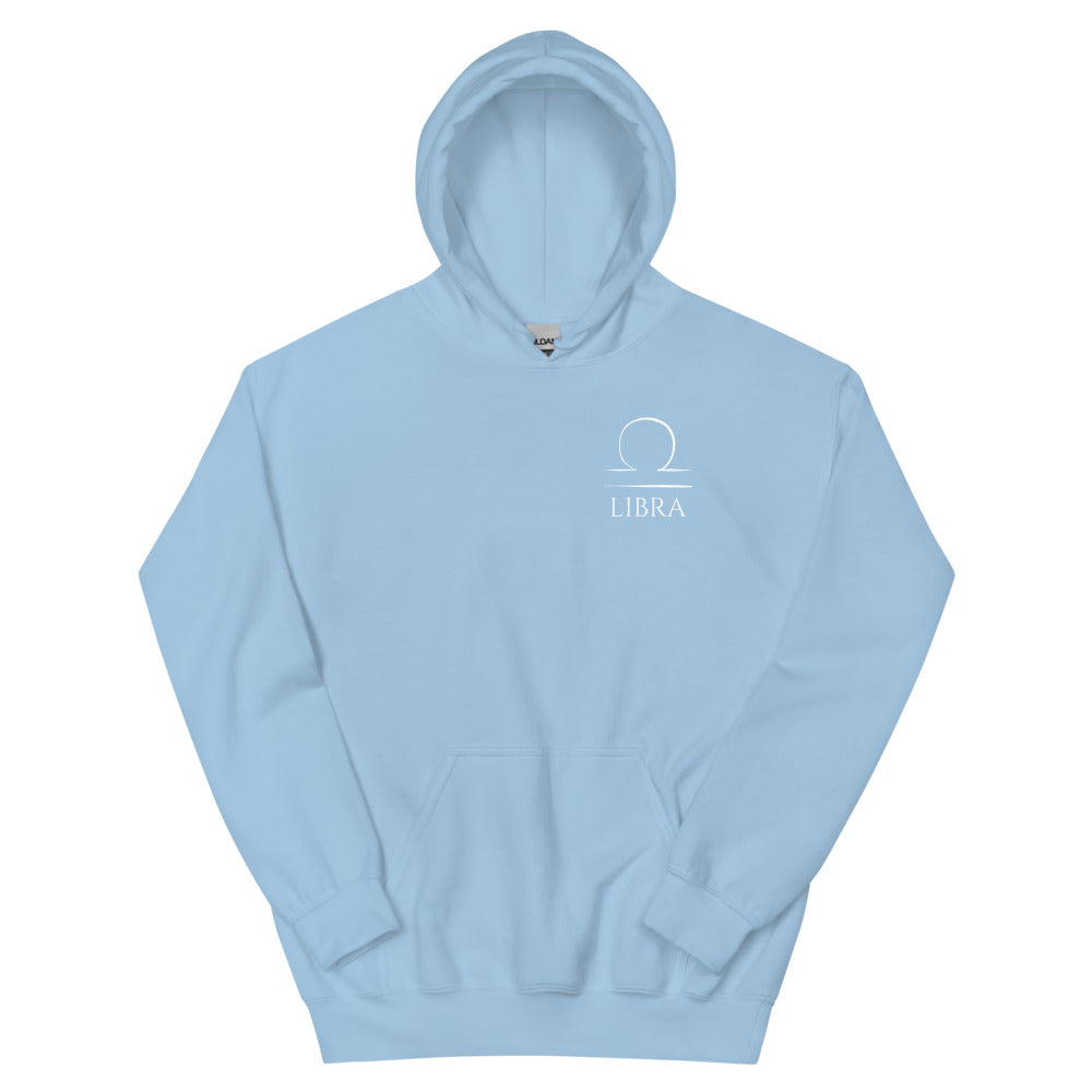 Libra Hoodie - White Print