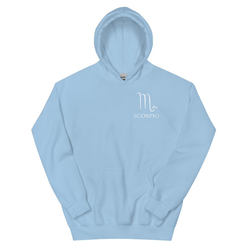 Scorpio Hoodie - White Print