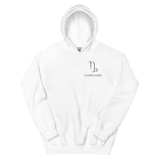Capricorn Hoodie - Black Print