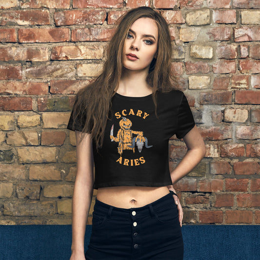 Scary Aries Crop Tee